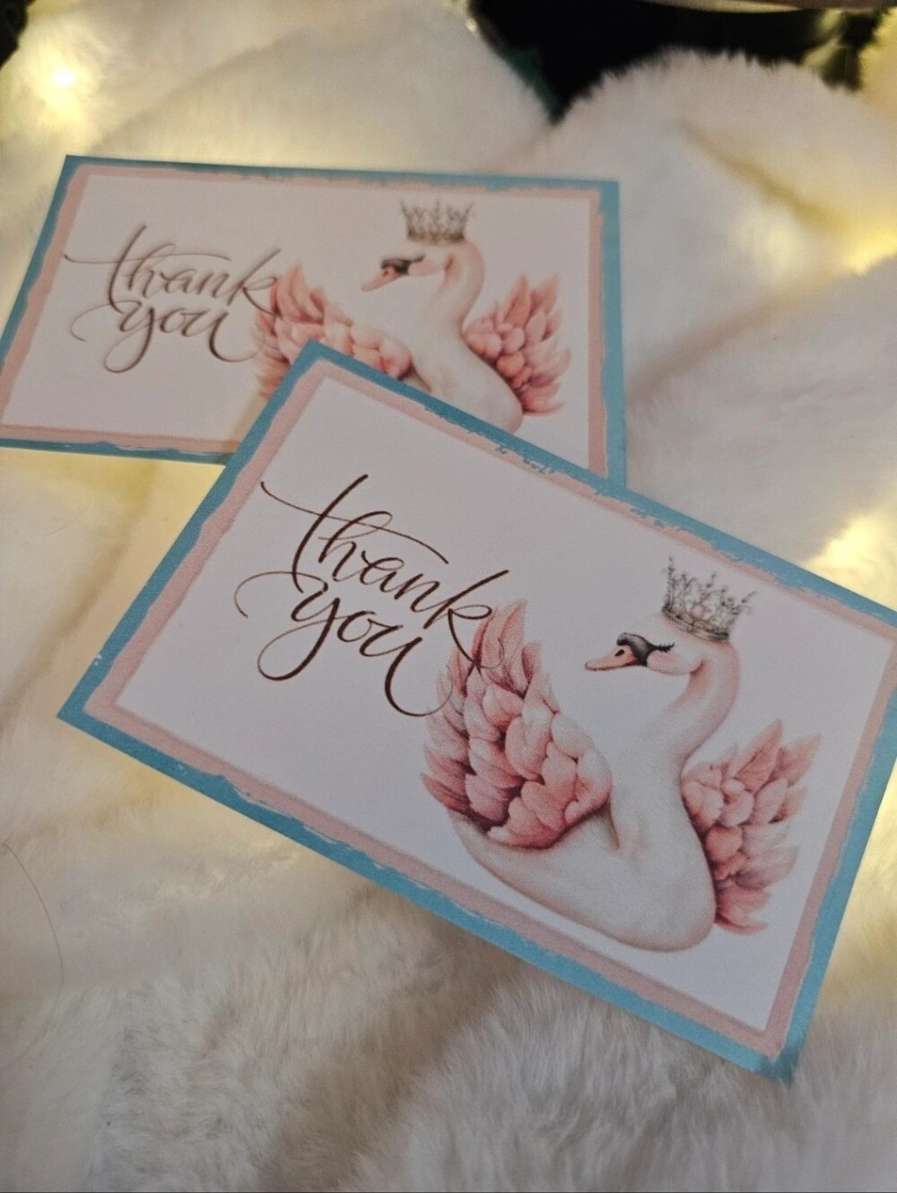 30 ct SWAN handmade cards